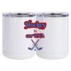 10 oz. White Stainless Steel Short Tumbler Thumbnail