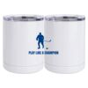 10 oz. White Stainless Steel Short Tumbler Thumbnail