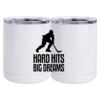 10 oz. White Stainless Steel Short Tumbler Thumbnail