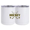 10 oz. White Stainless Steel Short Tumbler Thumbnail