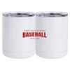 10 oz. White Stainless Steel Short Tumbler Thumbnail