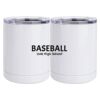 10 oz. White Stainless Steel Short Tumbler Thumbnail