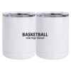 10 oz. White Stainless Steel Short Tumbler Thumbnail