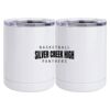 10 oz. White Stainless Steel Short Tumbler Thumbnail