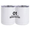10 oz. White Stainless Steel Short Tumbler Thumbnail