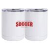 10 oz. White Stainless Steel Short Tumbler Thumbnail