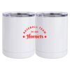 10 oz. White Stainless Steel Short Tumbler Thumbnail