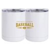 10 oz. White Stainless Steel Short Tumbler Thumbnail