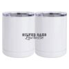 10 oz. White Stainless Steel Short Tumbler Thumbnail