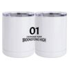 10 oz. White Stainless Steel Short Tumbler Thumbnail