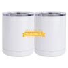 10 oz. White Stainless Steel Short Tumbler Thumbnail
