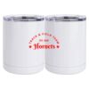 10 oz. White Stainless Steel Short Tumbler Thumbnail