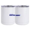 10 oz. White Stainless Steel Short Tumbler Thumbnail