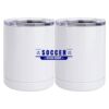 10 oz. White Stainless Steel Short Tumbler Thumbnail