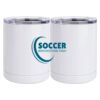 10 oz. White Stainless Steel Short Tumbler Thumbnail