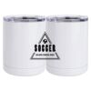 10 oz. White Stainless Steel Short Tumbler Thumbnail