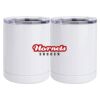 10 oz. White Stainless Steel Short Tumbler Thumbnail
