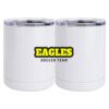 10 oz. White Stainless Steel Short Tumbler Thumbnail