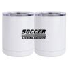 10 oz. White Stainless Steel Short Tumbler Thumbnail