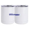 10 oz. White Stainless Steel Short Tumbler Thumbnail