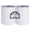 10 oz. White Stainless Steel Short Tumbler Thumbnail