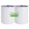 10 oz. White Stainless Steel Short Tumbler Thumbnail