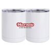10 oz. White Stainless Steel Short Tumbler Thumbnail
