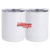 10 oz. White Stainless Steel Short Tumbler Thumbnail