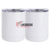10 oz. White Stainless Steel Short Tumbler Thumbnail
