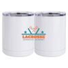 10 oz. White Stainless Steel Short Tumbler Thumbnail