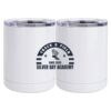 10 oz. White Stainless Steel Short Tumbler Thumbnail