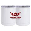 10 oz. White Stainless Steel Short Tumbler Thumbnail