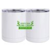 10 oz. White Stainless Steel Short Tumbler Thumbnail