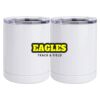 10 oz. White Stainless Steel Short Tumbler Thumbnail
