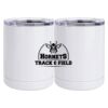 10 oz. White Stainless Steel Short Tumbler Thumbnail