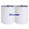 10 oz. White Stainless Steel Short Tumbler Thumbnail