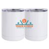 10 oz. White Stainless Steel Short Tumbler Thumbnail