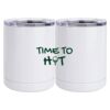 10 oz. White Stainless Steel Short Tumbler Thumbnail