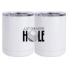 10 oz. White Stainless Steel Short Tumbler Thumbnail