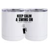 10 oz. White Stainless Steel Short Tumbler Thumbnail