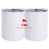 10 oz. White Stainless Steel Short Tumbler Thumbnail