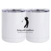 10 oz. White Stainless Steel Short Tumbler Thumbnail