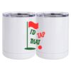 10 oz. White Stainless Steel Short Tumbler Thumbnail