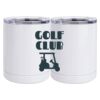 10 oz. White Stainless Steel Short Tumbler Thumbnail