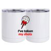 10 oz. White Stainless Steel Short Tumbler Thumbnail