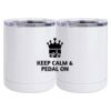 10 oz. White Stainless Steel Short Tumbler Thumbnail