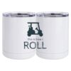 10 oz. White Stainless Steel Short Tumbler Thumbnail