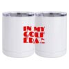 10 oz. White Stainless Steel Short Tumbler Thumbnail