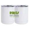 10 oz. White Stainless Steel Short Tumbler Thumbnail