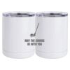 10 oz. White Stainless Steel Short Tumbler Thumbnail